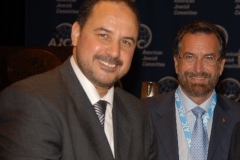 David Rosen and Sheikh Abaddi at AJC Annual Meeting - 2007