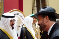 David Rosen and King Abdullah - Madrid, July 2008