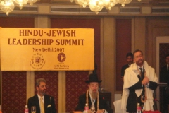 First Hindu-Jewish Summit - New Delhi, India, February 2007 (1)