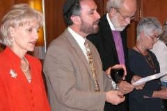 Kiddush with Bishop Mark Hanson - May 2005