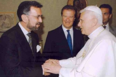 Rabbi David Rosen andPope Benedict - June 2005