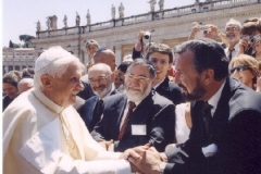 Rabbi David Rosen and Pope Benedict - May 2005