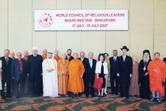 World Council of Religious Leaders - Singapore, July 2007
