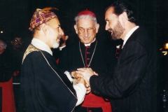 David Rosen with Cardinal Dario Castrillon Hoyos and Sheikh Abdul Aziz Buchari - Jerusalem, March 2000