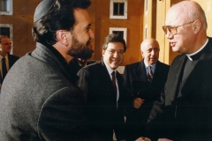 David Rosen with Archbishop Claudo Celli - Decmeber 1993