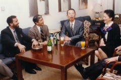 David Rosen with Japanese president and Nichiko Nowano