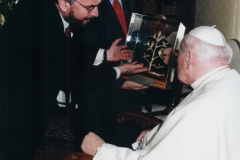 David Rosen with Pope John Paul II - February 2004