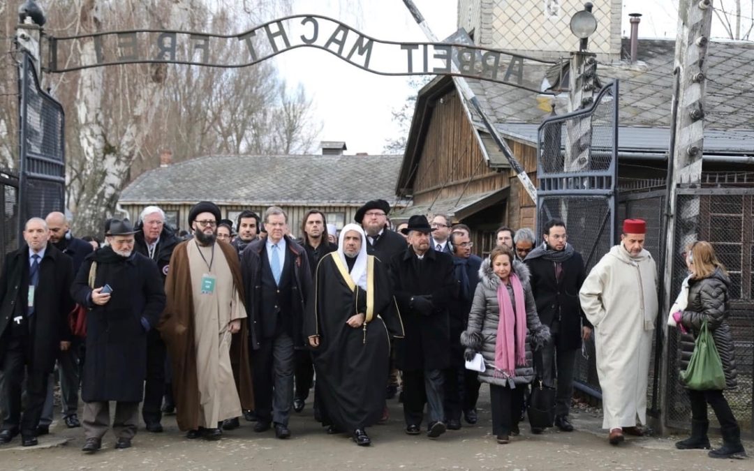 Interfaith prayers at Auschwitz with senior Muslim clerics